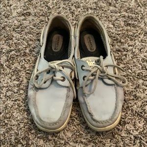 Vintage light blue Sperry